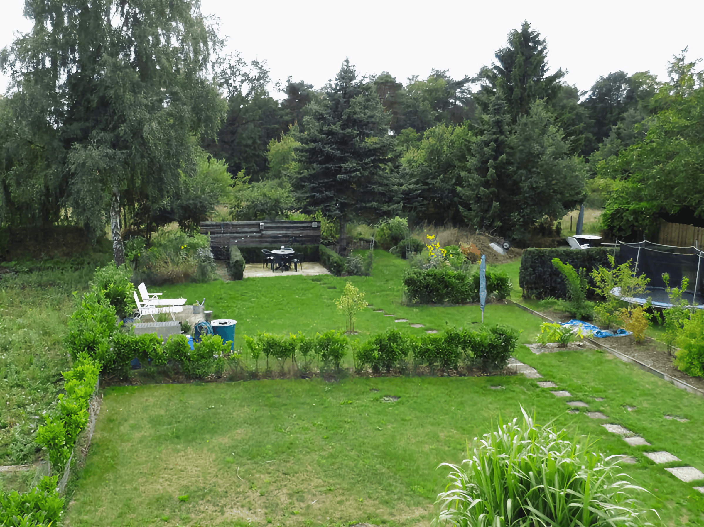 Blick auf den Garten